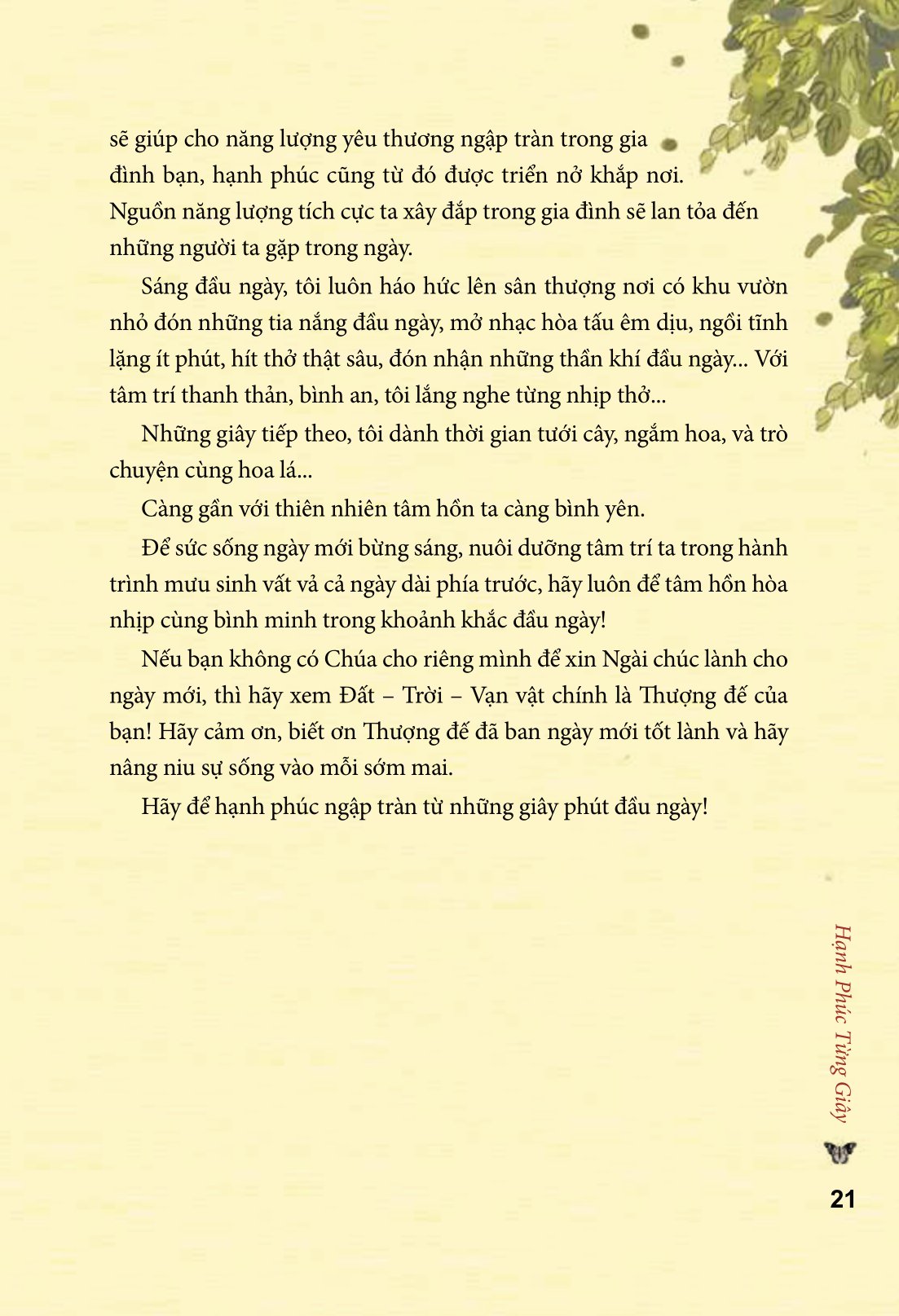 hạnh phúc từng giây