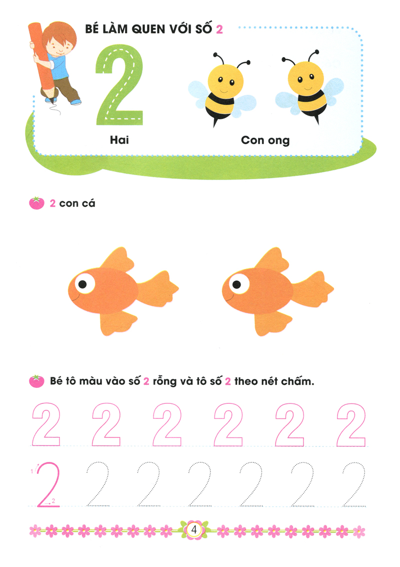 hành trang cho bé vào lớp 1 - bé làm quen với chữ số