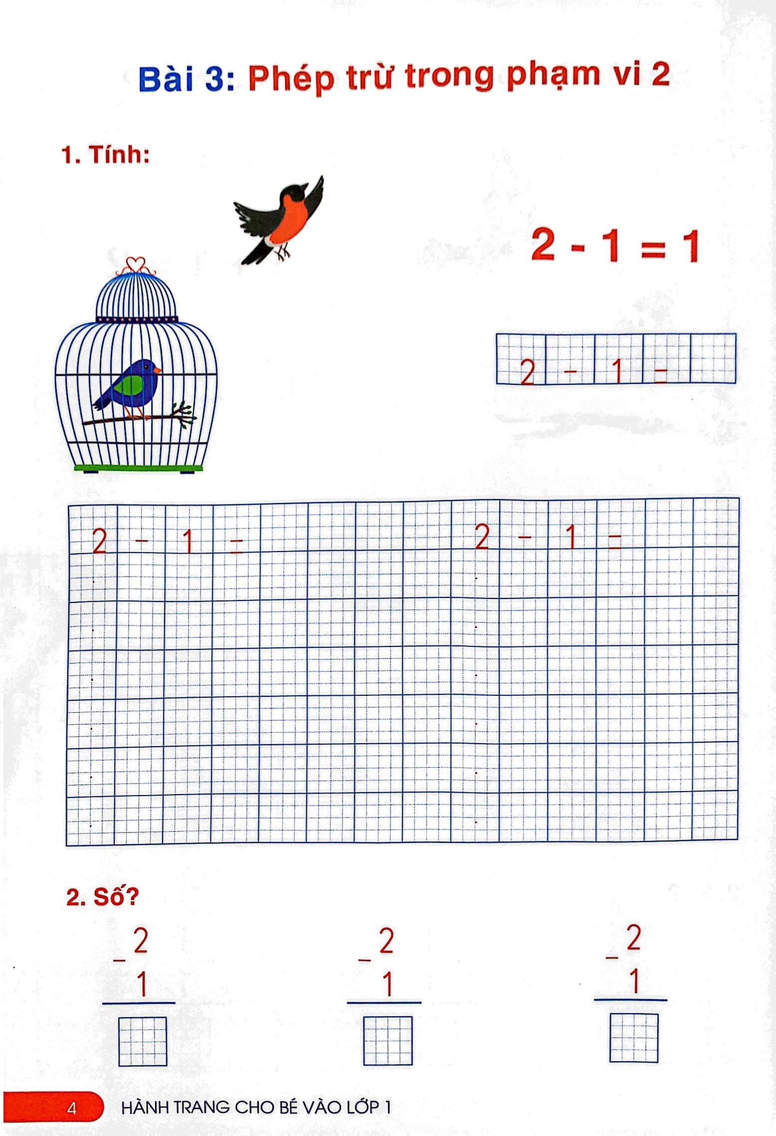 hành trang cho bé vào lớp 1 - bé làm quen với toán (tái bản 2023)