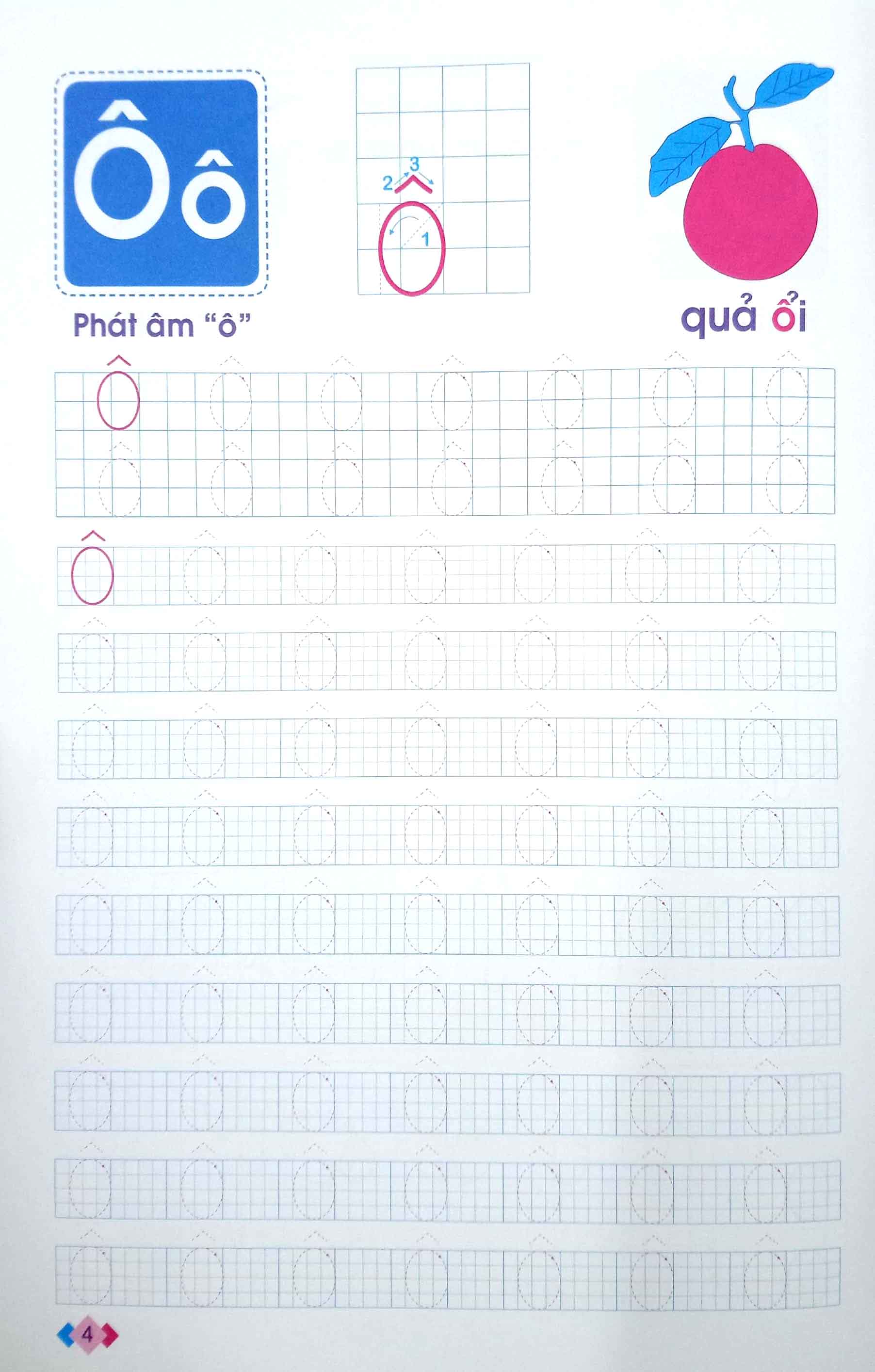 hành trang cho bé vào lớp 1 - bé tập tô chữ cái - dành cho trẻ 4-5 tuổi (tái bản 2024)