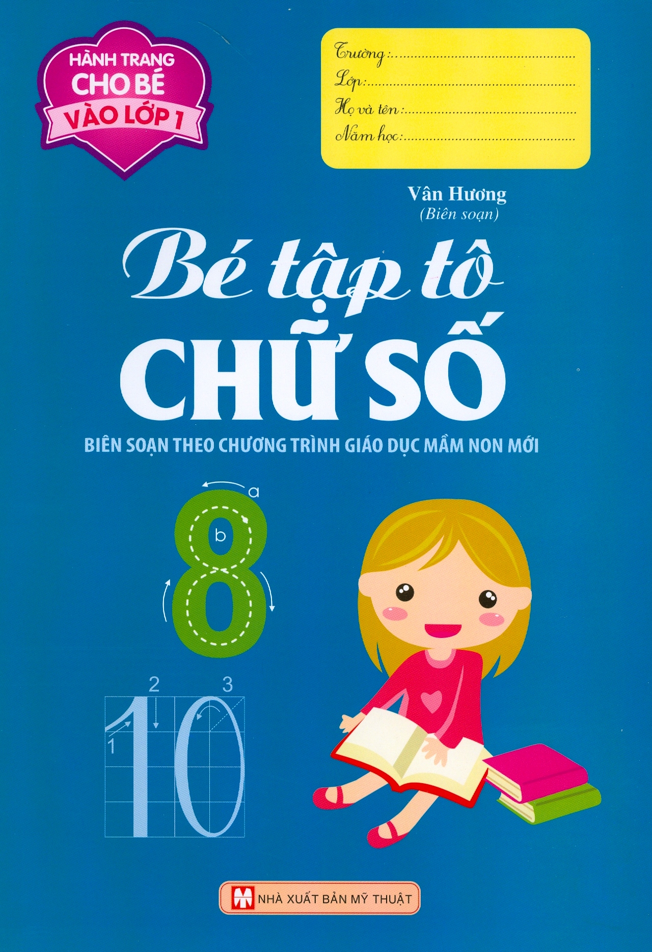hành trang cho bé vào lớp 1 - bé tập tô chữ số