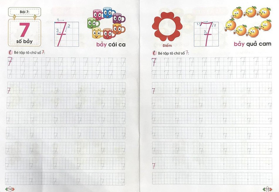 hành trang cho bé vào lớp 1 - bé tập tô chữ số (tái bản 2019)