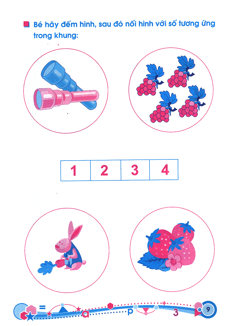 hành trang cho bé vào lớp 1 - giúp bé học toán