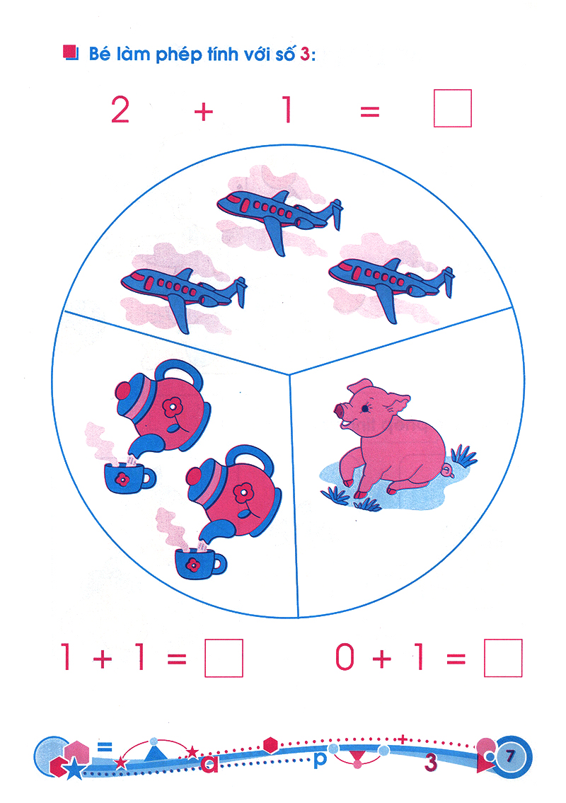 hành trang cho bé vào lớp 1 - giúp bé học toán