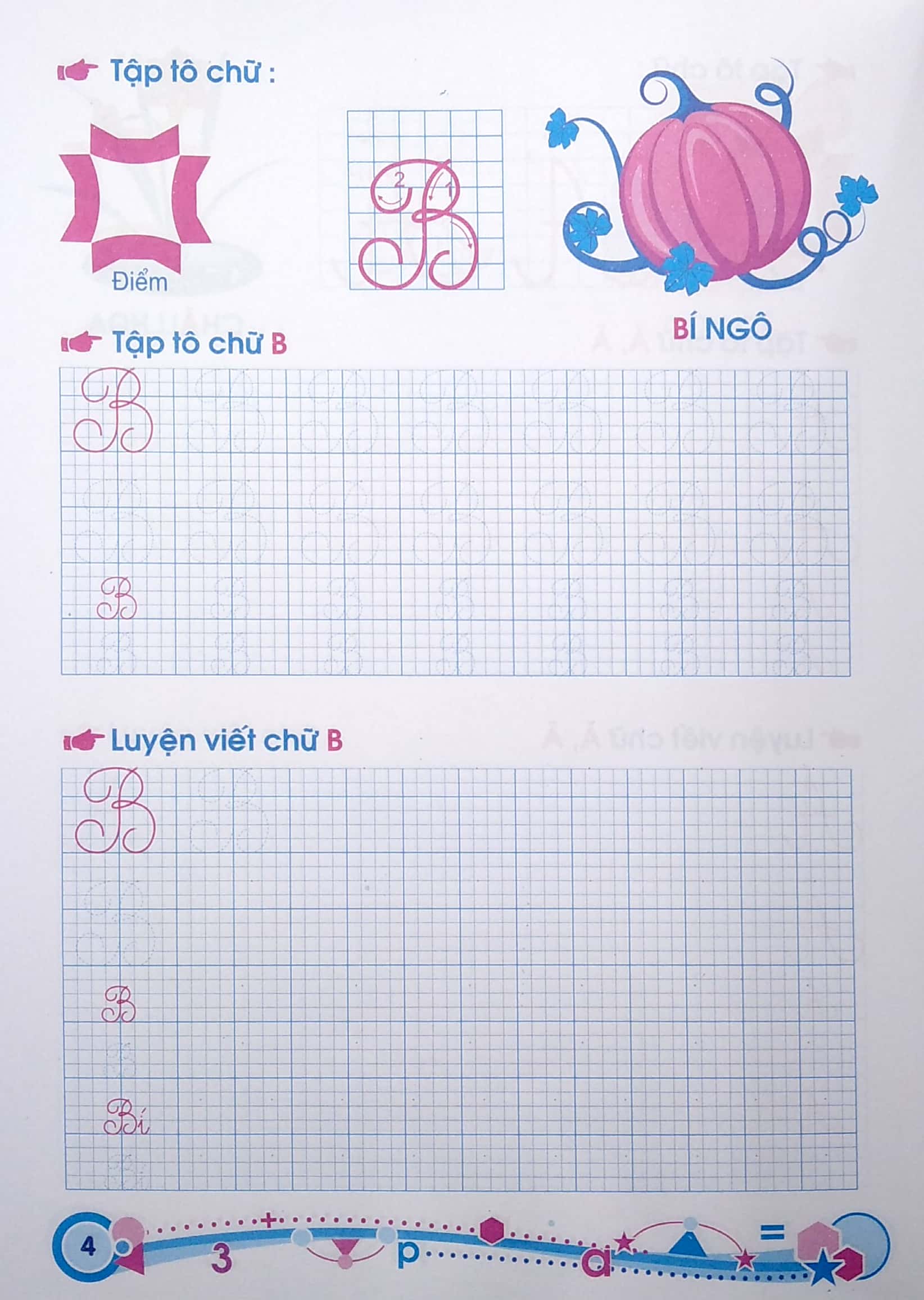 hành trang cho bé vào lớp 1 - giúp bé tập tô chữ cái - chữ hoa