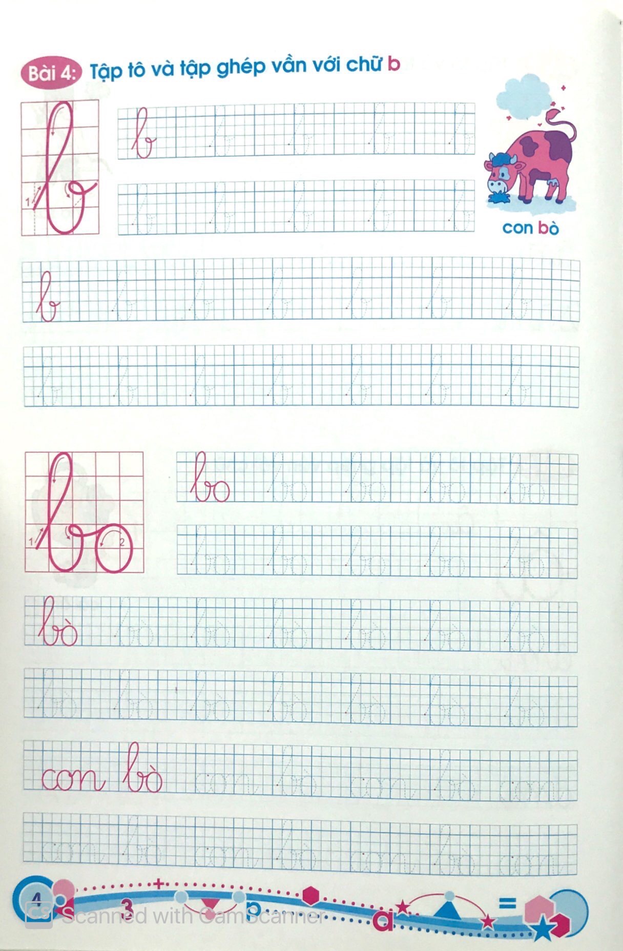 hành trang cho bé vào lớp 1 - giúp bé tập tô, tập ghép vần