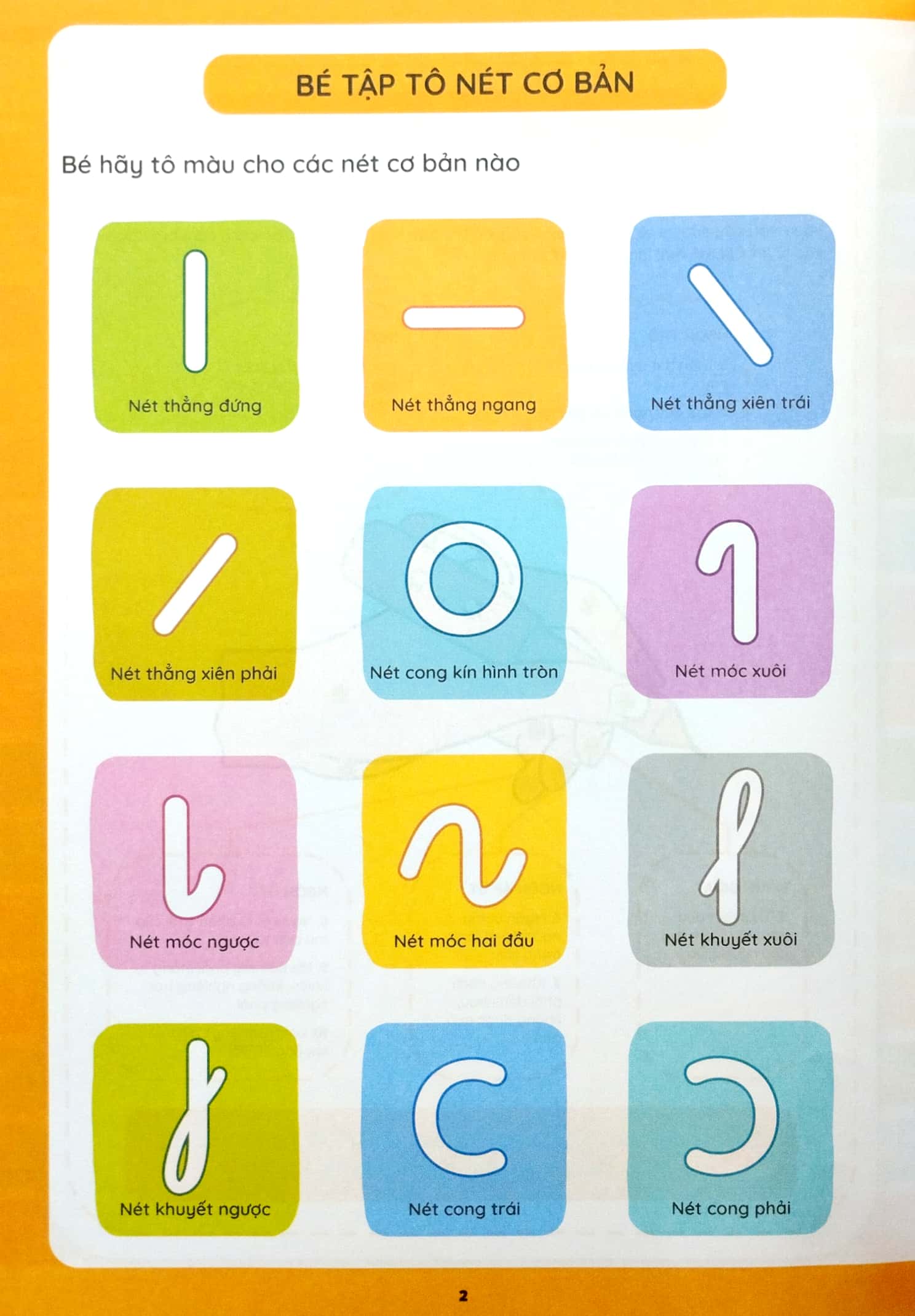 hành trang cho bé vào lớp 1 - tập tô khéo - luyện viết đẹp: tập tô nét cơ bản