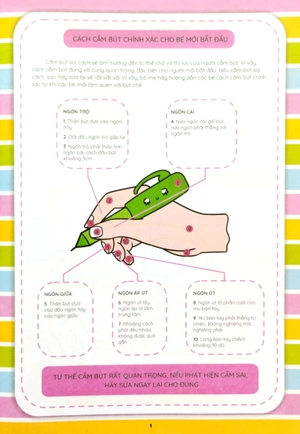 hành trang cho bé vào lớp 1 - tập tô khéo - luyện viết đẹp: tập tô số đẹp