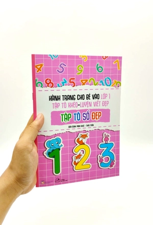 hành trang cho bé vào lớp 1 - tập tô khéo - luyện viết đẹp: tập tô số đẹp