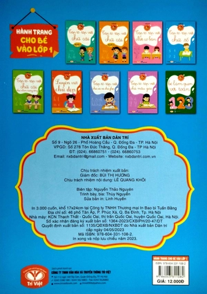 hành trang cho bé vào lớp 1 - tập tô - tập viết chữ số (tái bản 2023)