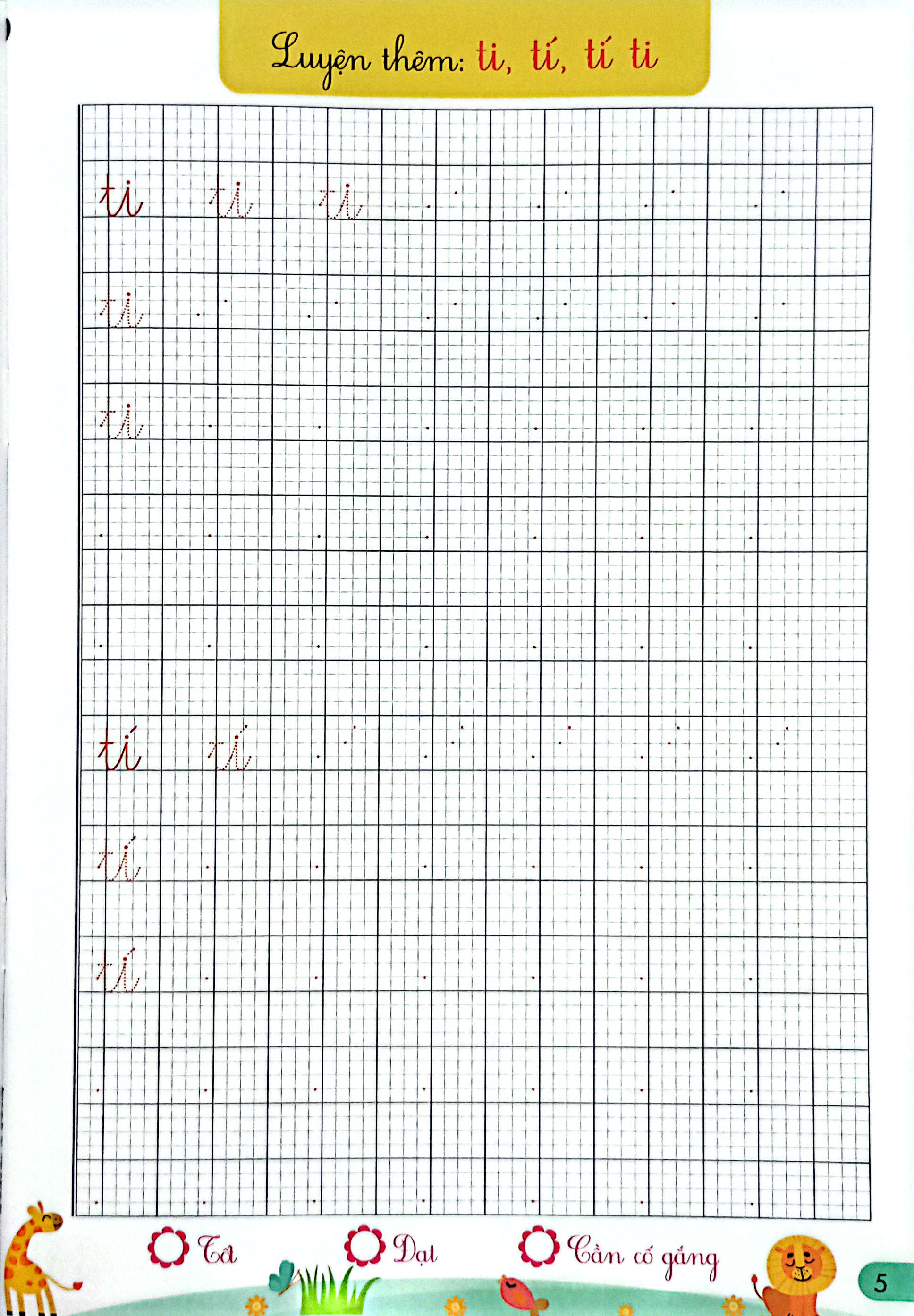 Hanh Trang Cho Be Vao Lop 1 - Tap Viet Tieng, Tu