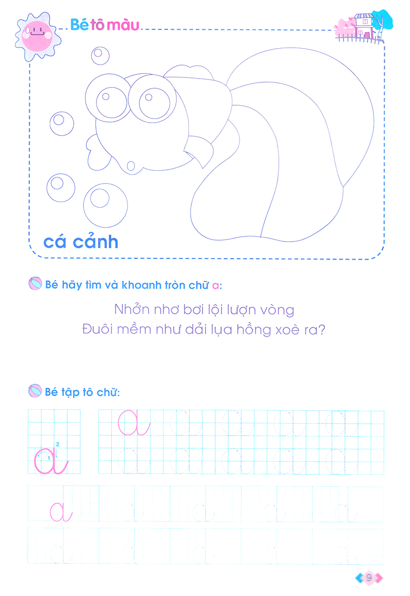 hành trang cho bé vào lớp 1 - vở bé chuẩn bị học đọc & học viết (tb2018)