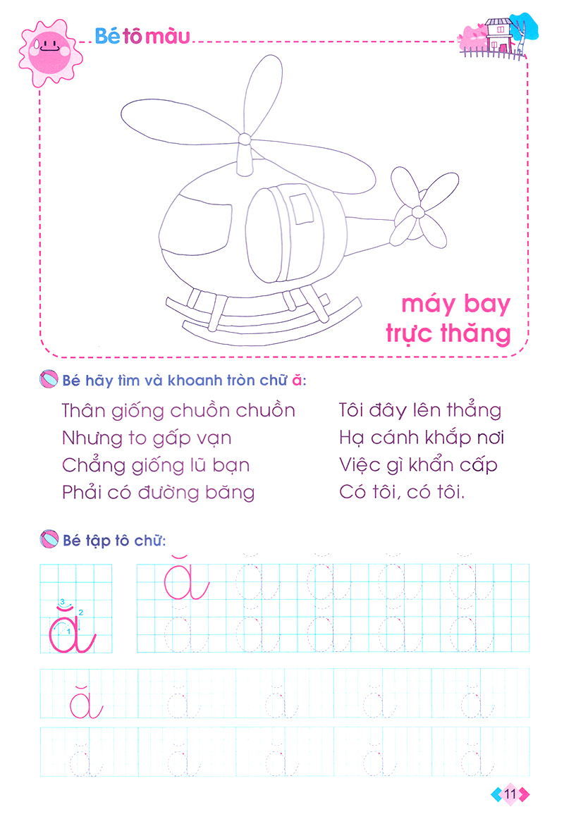 hành trang cho bé vào lớp 1 - vở bé chuẩn bị học đọc & học viết (tb2018)