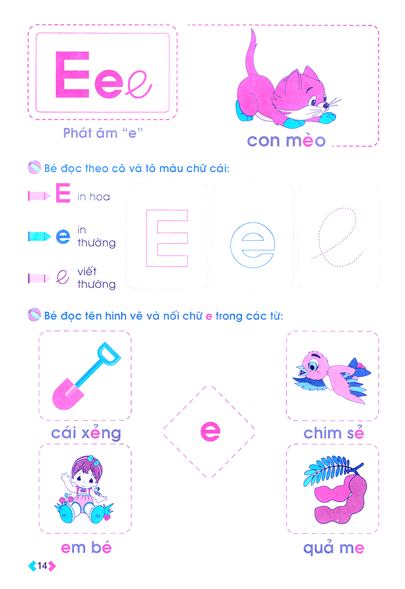 hành trang cho bé vào lớp 1 - vở bé chuẩn bị học đọc & học viết (tb2018)