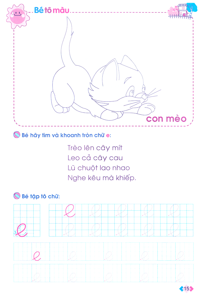 hành trang cho bé vào lớp 1 - vở bé chuẩn bị học đọc & học viết (tb2018)