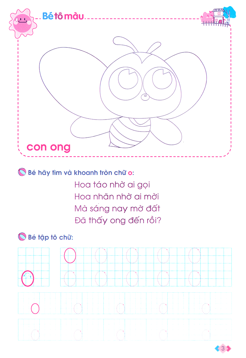 hành trang cho bé vào lớp 1 - vở bé chuẩn bị học đọc & học viết (tb2018)