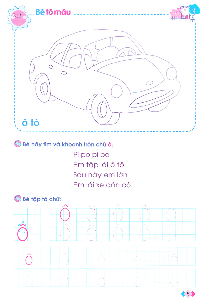 hành trang cho bé vào lớp 1 - vở bé chuẩn bị học đọc & học viết (tb2018)