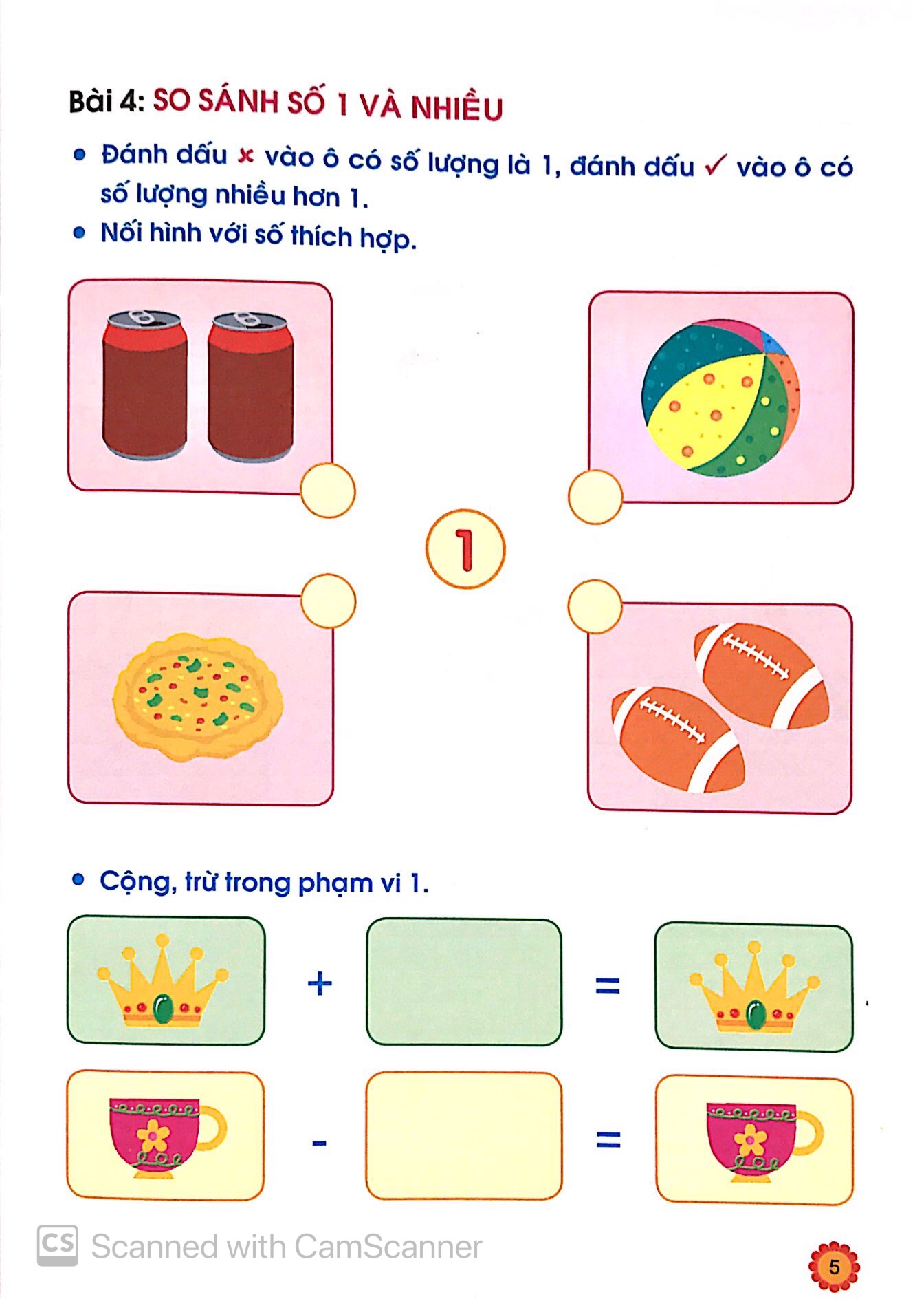 hành trang cho bé vào lớp 1 - vở bé học toán (5-6 tuổi)