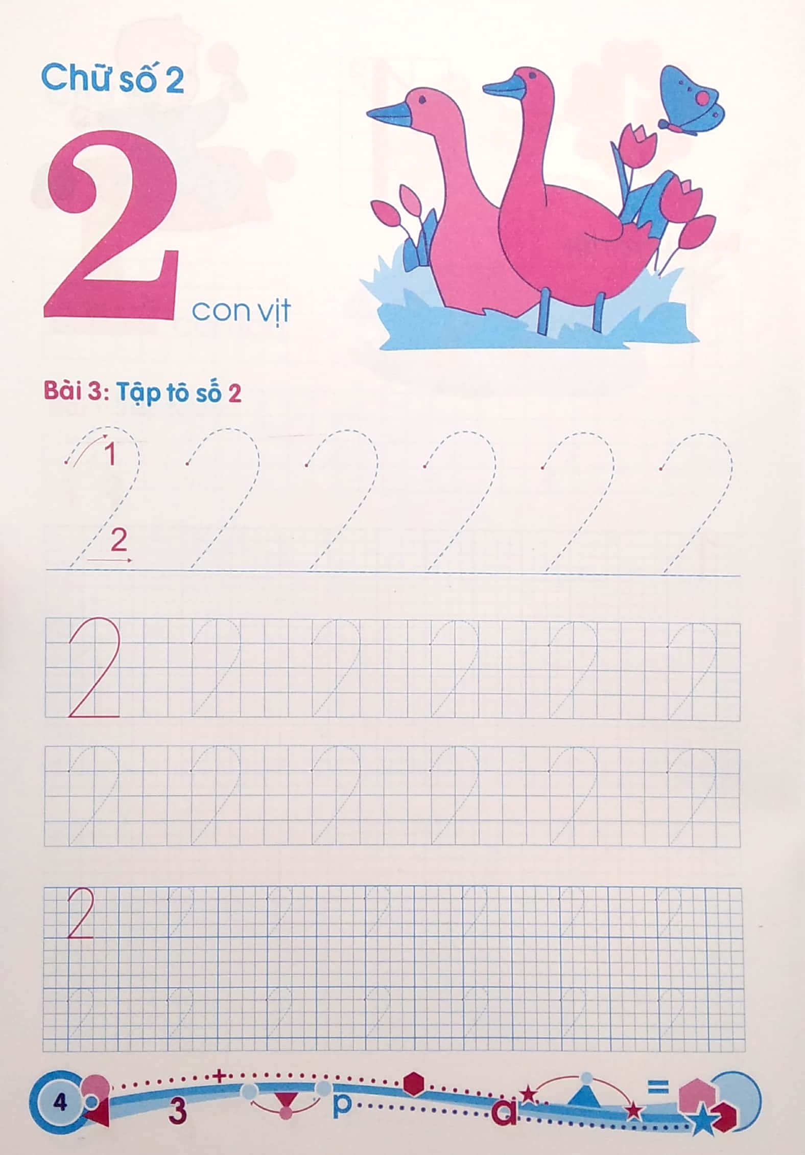 hành trang cho bé vào lớp một - giúp bé tập tô chữ số