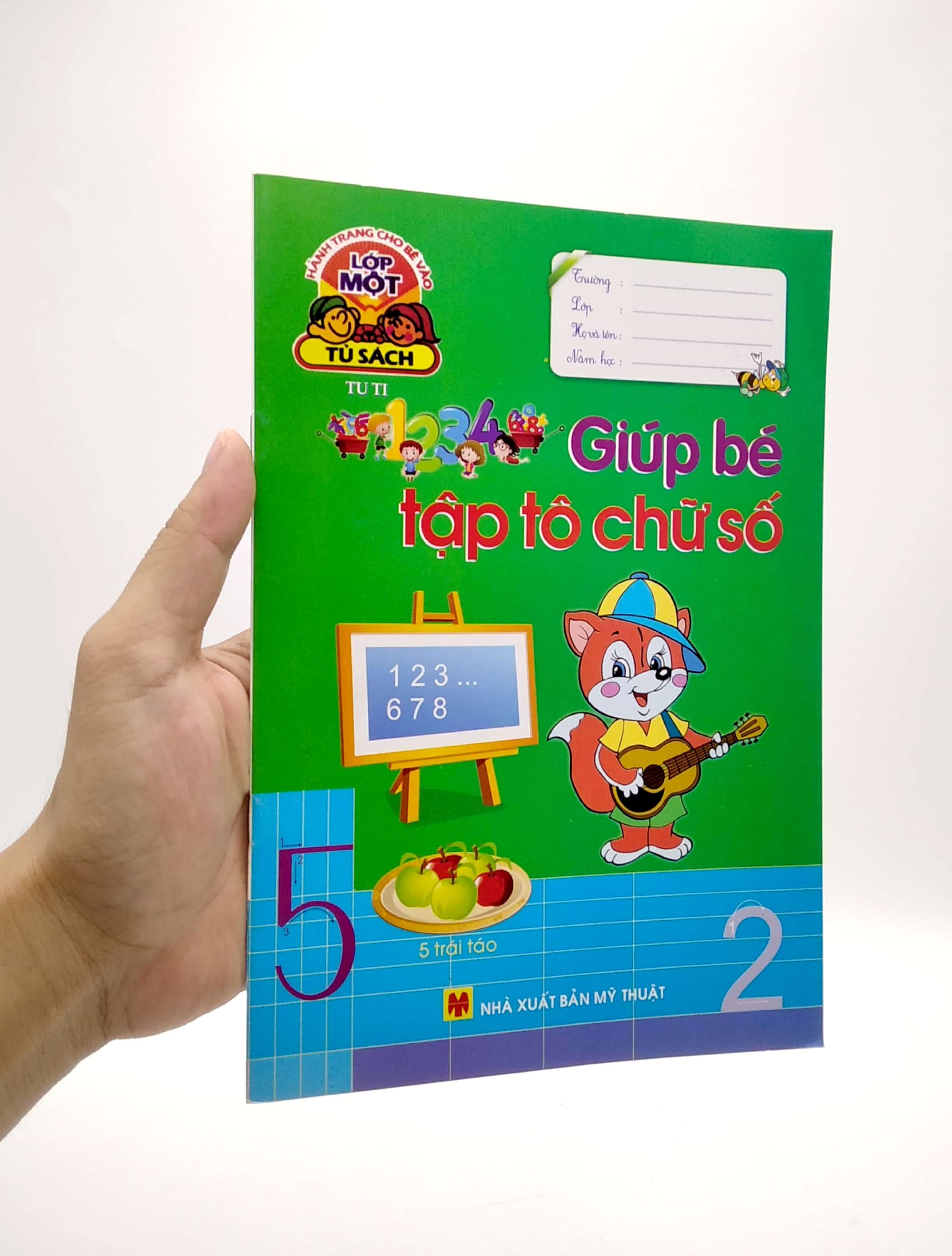 hành trang cho bé vào lớp một - giúp bé tập tô chữ số