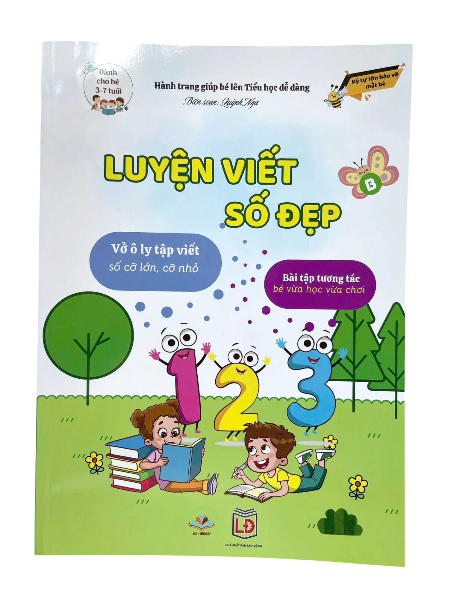 Hành Trang Giúp Bé Lên Tiểu Học Dễ Dàng - Luyện Viết Số Đẹp - Dành Cho Bé 3-7 Tuổi - Ảnh 2