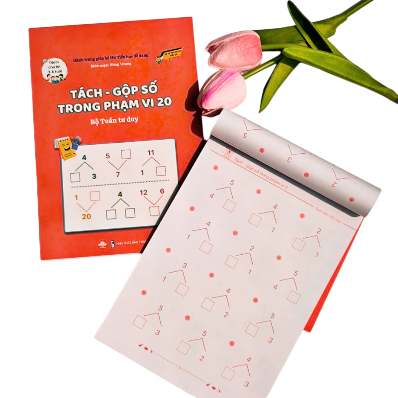 Hành Trang Giúp Bé Lên Tiểu Học Dễ Dàng - Tách-Gộp Số Trong Phạm Vi 20 - Bộ Toán Tư Duy - Dành Cho Trẻ 3-6 Tuổi - Ảnh 9