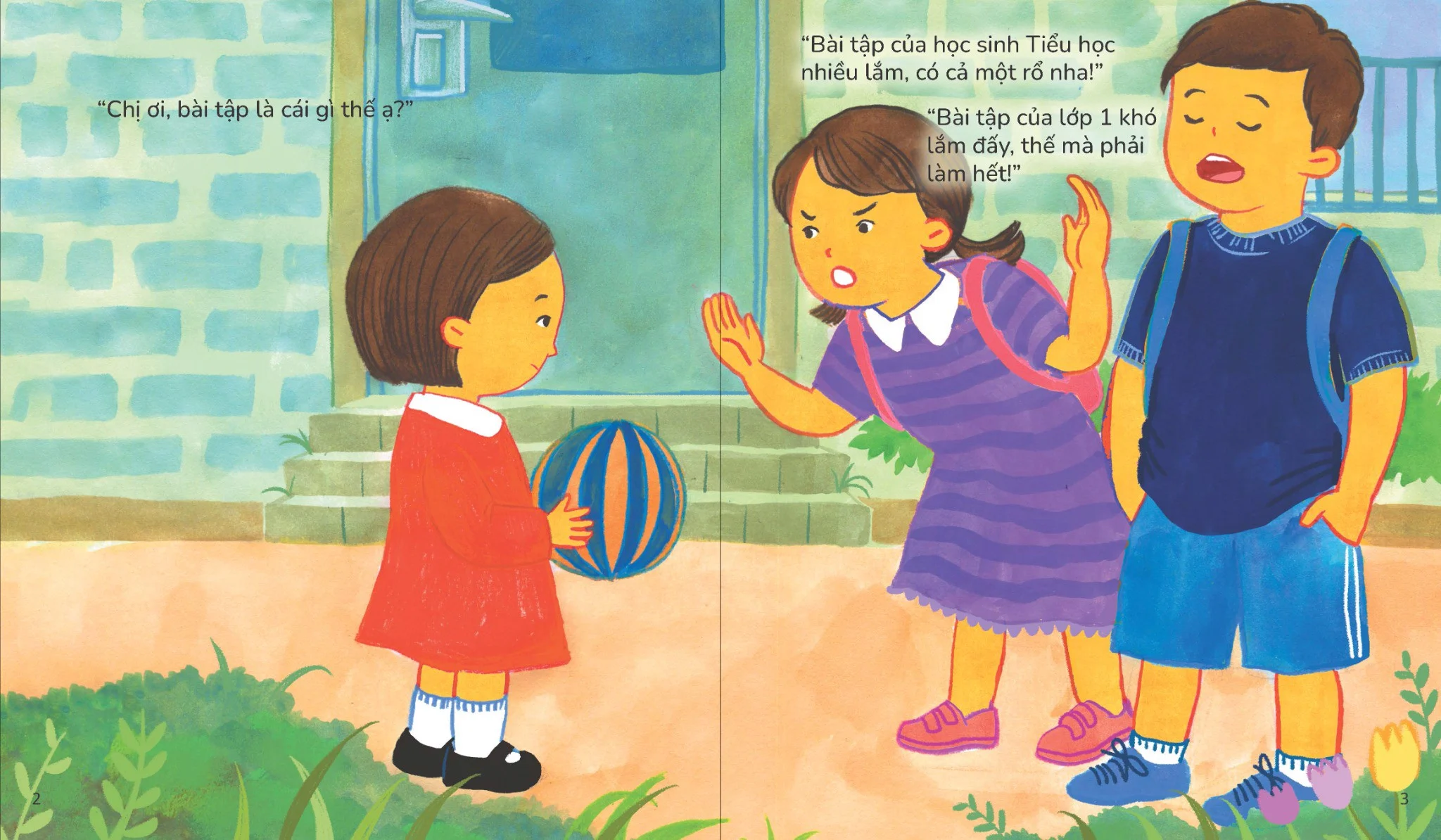 hành trang tâm lí cho bé vào lớp 1 - bài tập là gì thế?