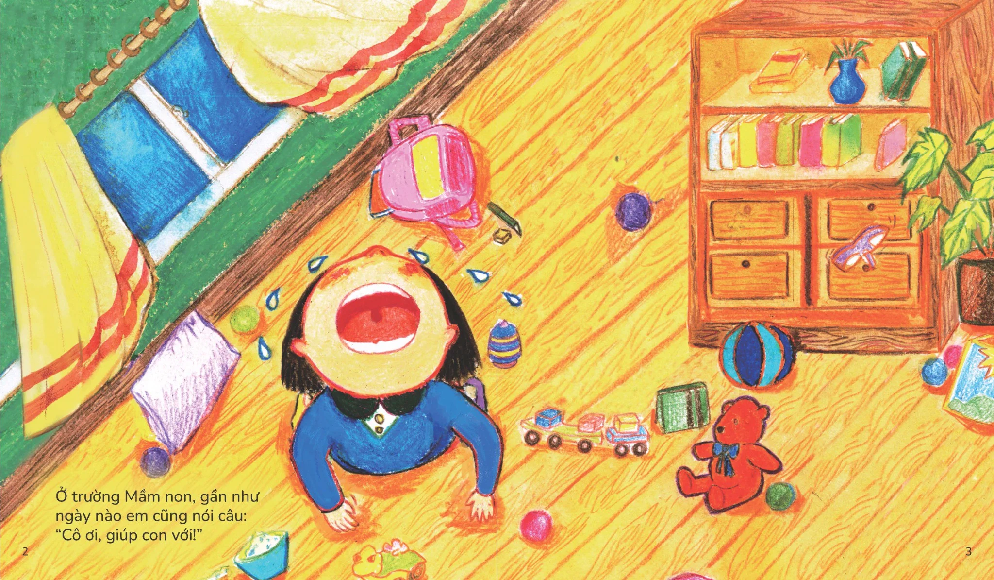 hành trang tâm lí cho bé vào lớp 1 - cô ơi, giúp con với!