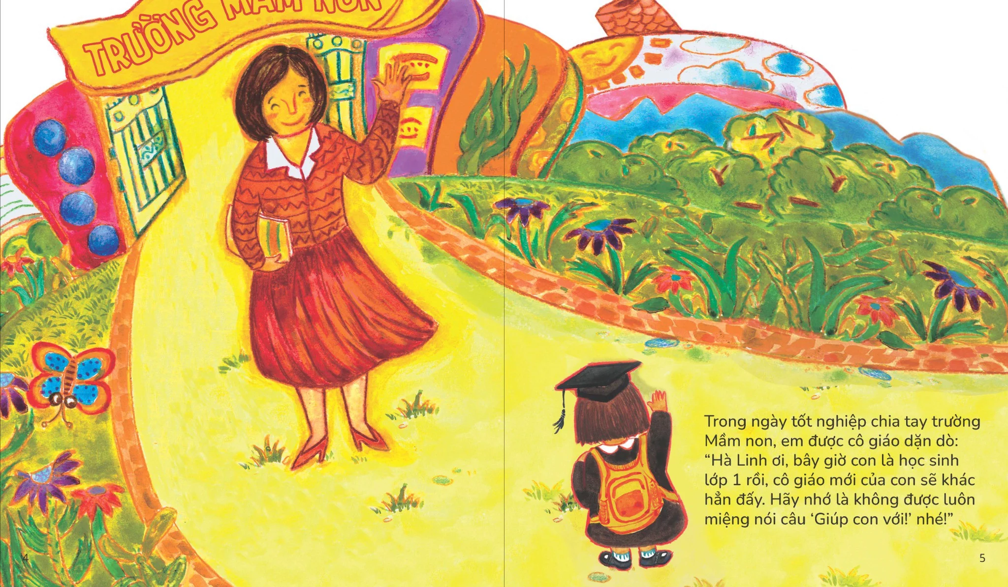 hành trang tâm lí cho bé vào lớp 1 - cô ơi, giúp con với!