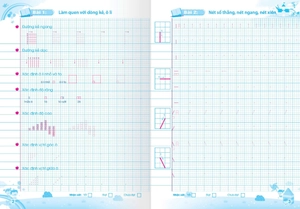 hành trang vào lớp 1-đọc thông viết thạo tiếng việt-luyện viết -nét cơ bản-chữ cái, chữ ghép - chữ số 1