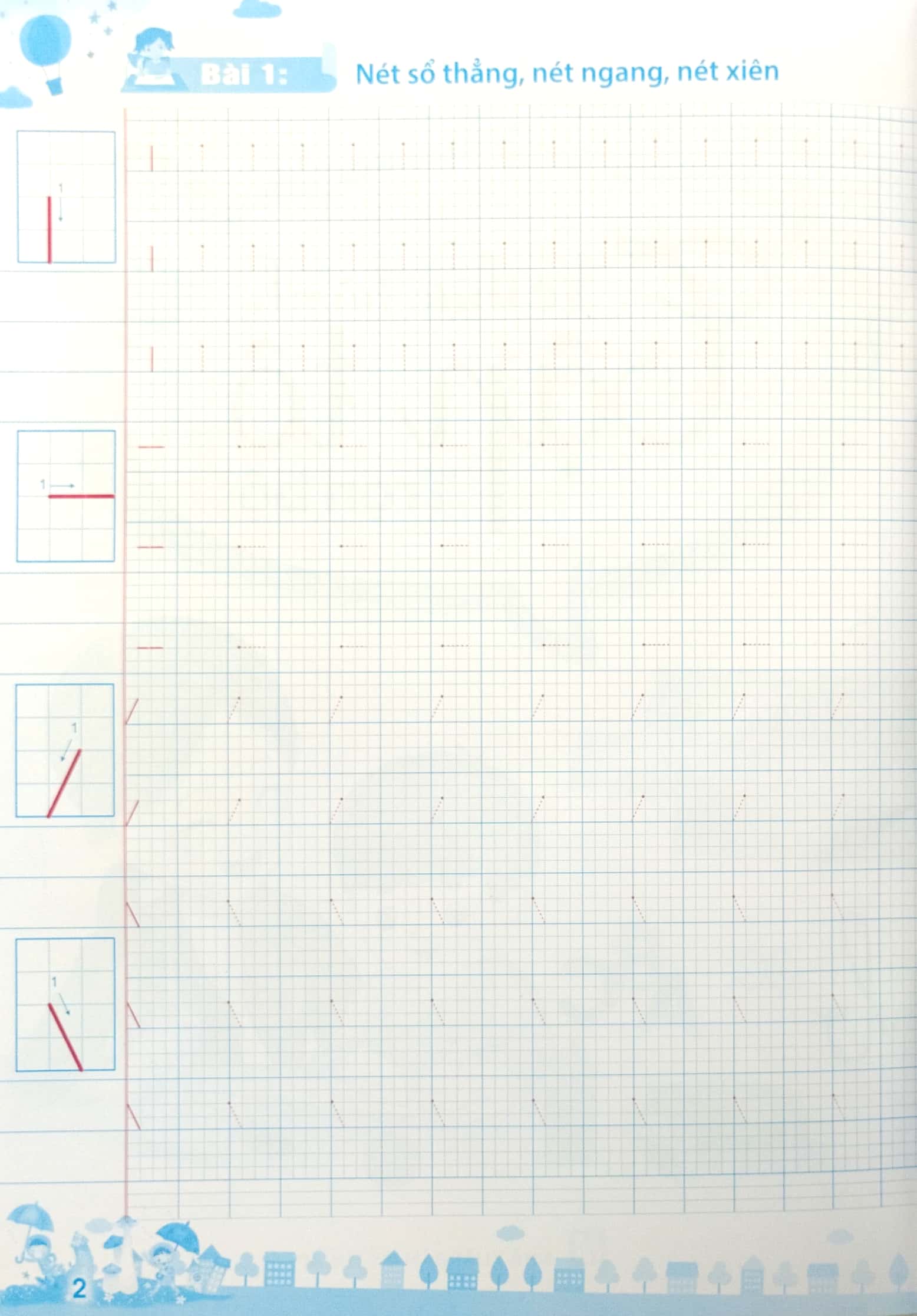 hành trang vào lớp 1 - vở thực hành tập tô trọn bộ