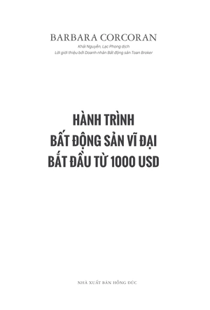 hành trình bất động sản vĩ đại bắt đầu từ 1000 usd