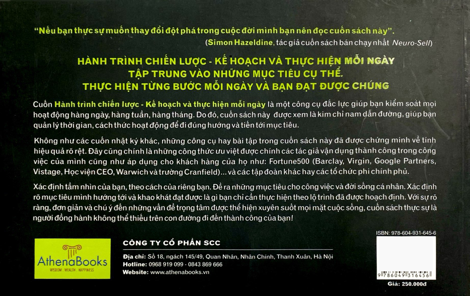 hành trình chiến lược - kế hoạch và thực hiện mỗi ngày