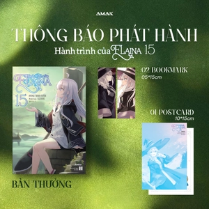 hành trình của elaina - tập 15 - tặng kèm 1 postcard + 2 bookmark