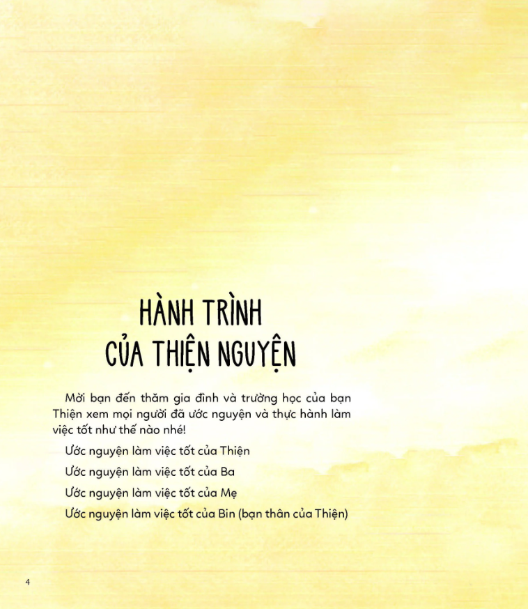 hành trình của thiện nguyện