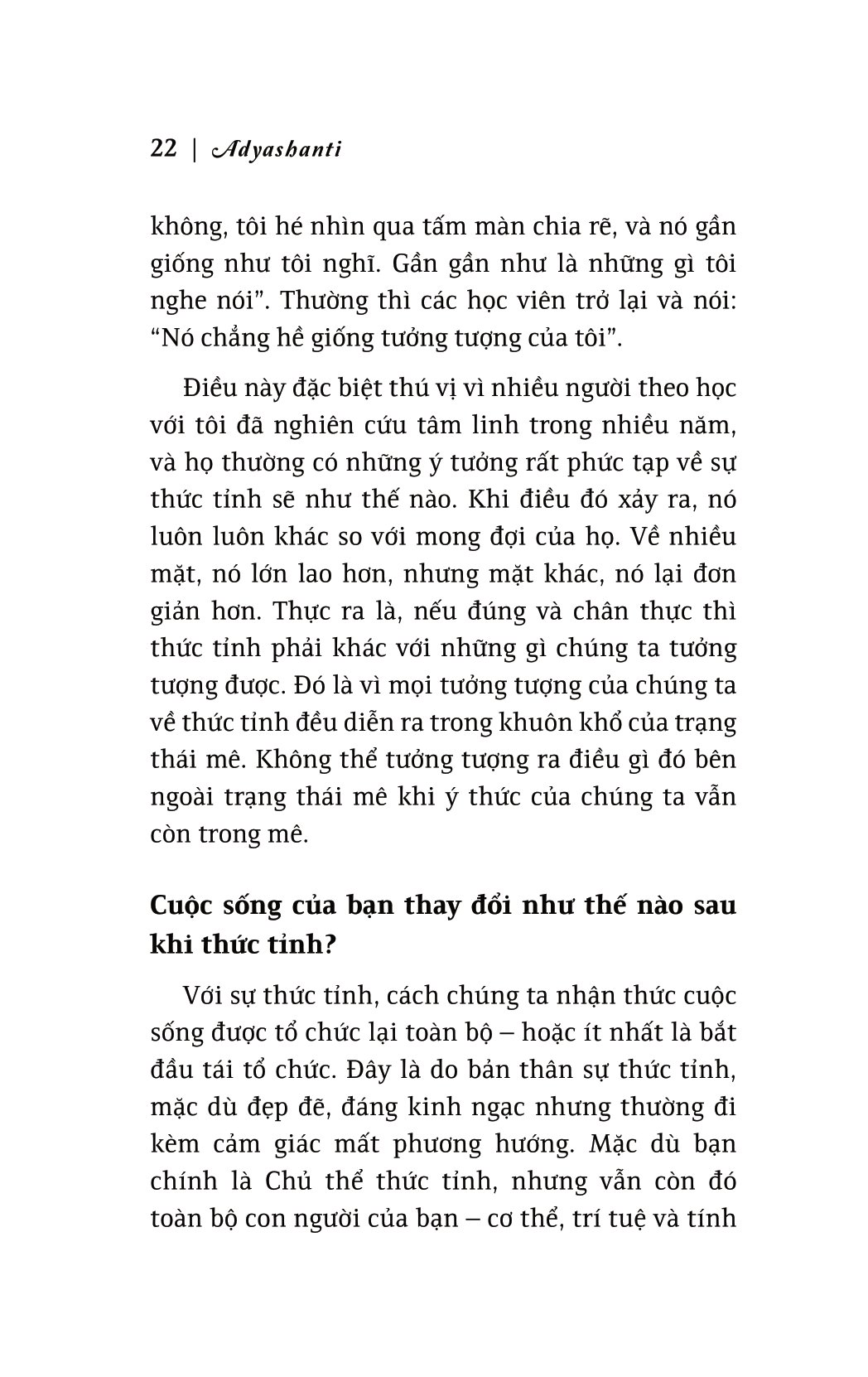 hành trình giác ngộ