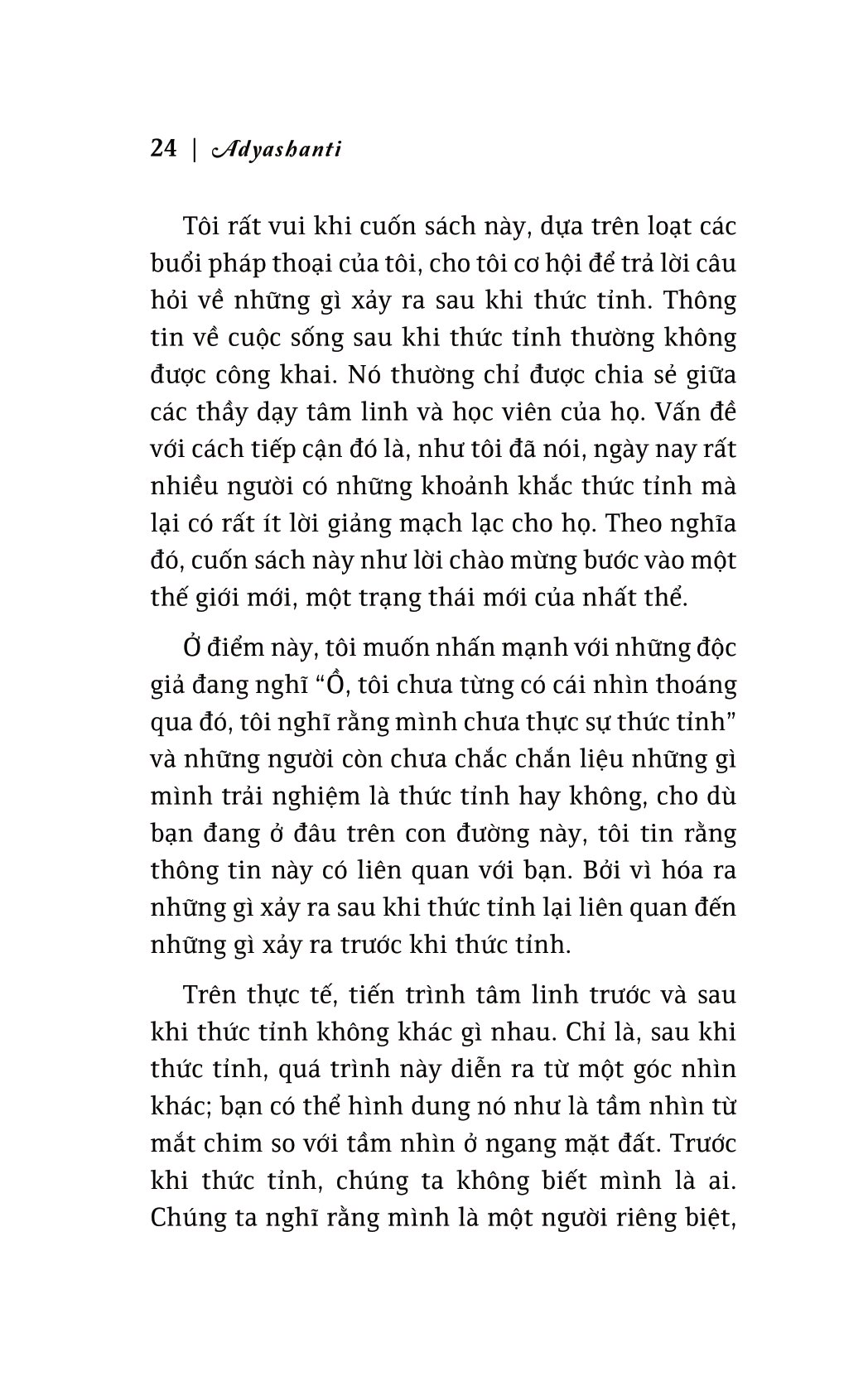 hành trình giác ngộ