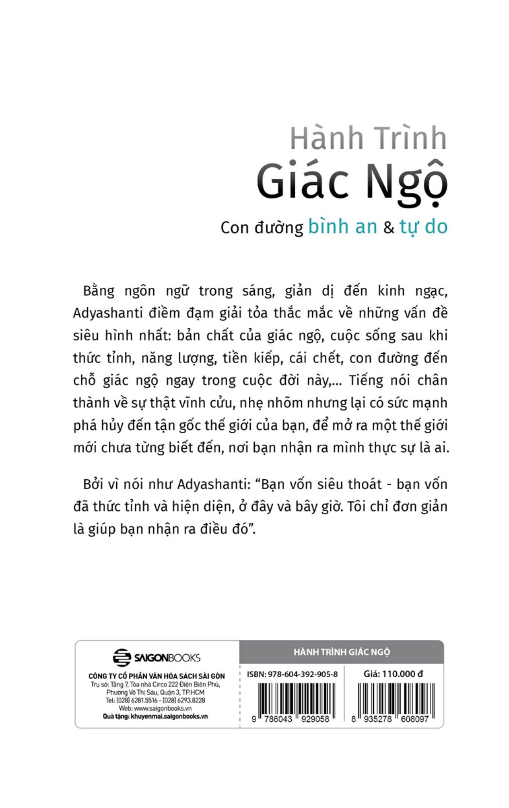 hành trình giác ngộ
