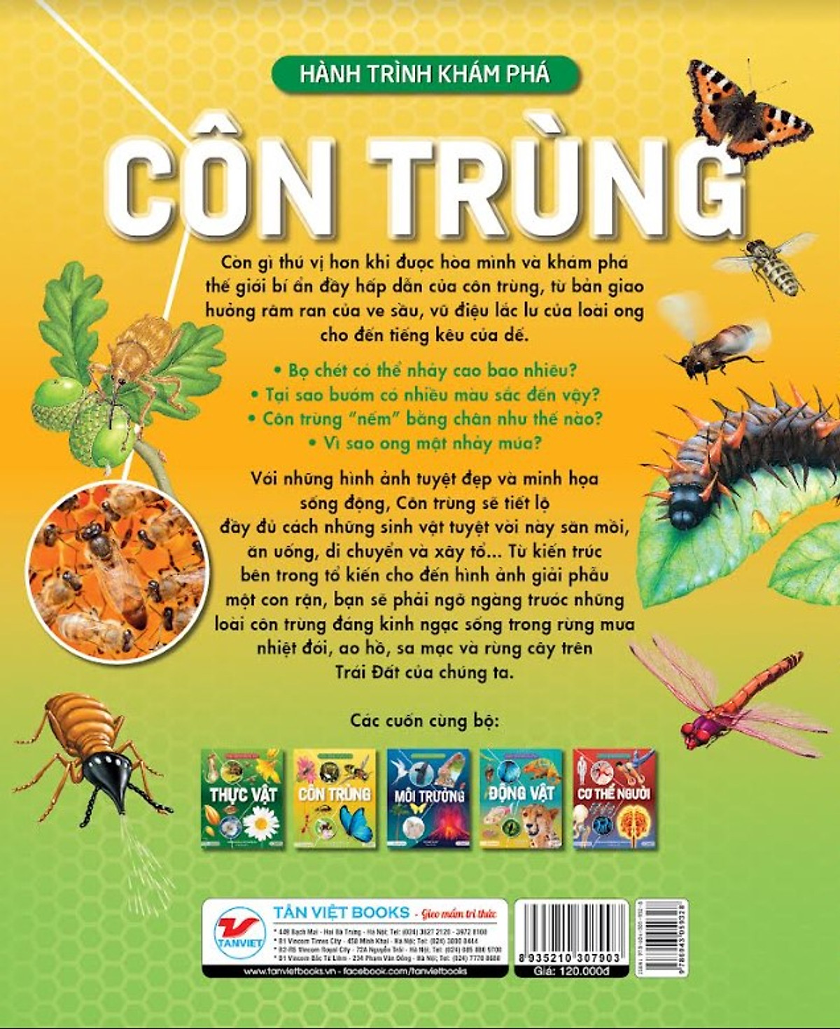 hành trình khám phá - côn trùng - bìa cứng