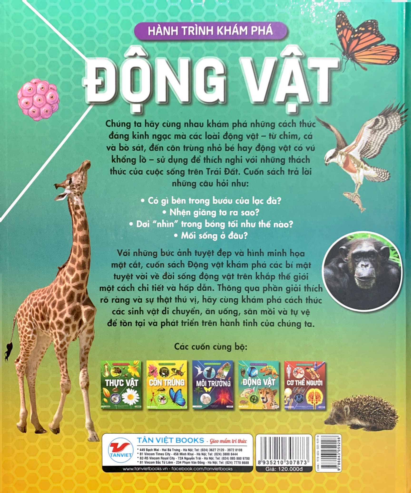 hành trình khám phá - động vật - bìa cứng