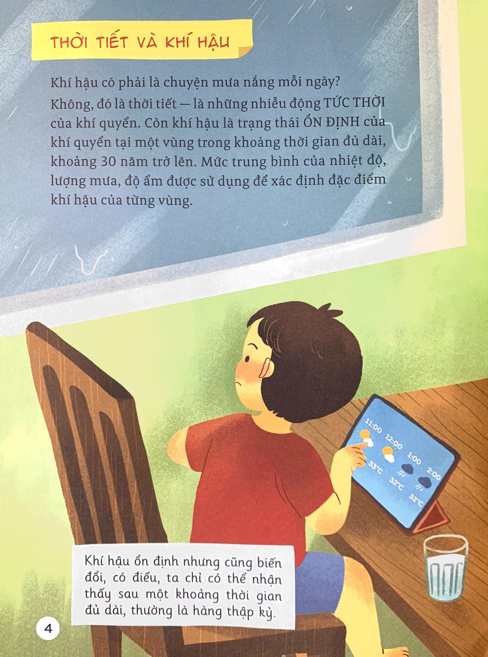 hành trình khám phá - khí hậu