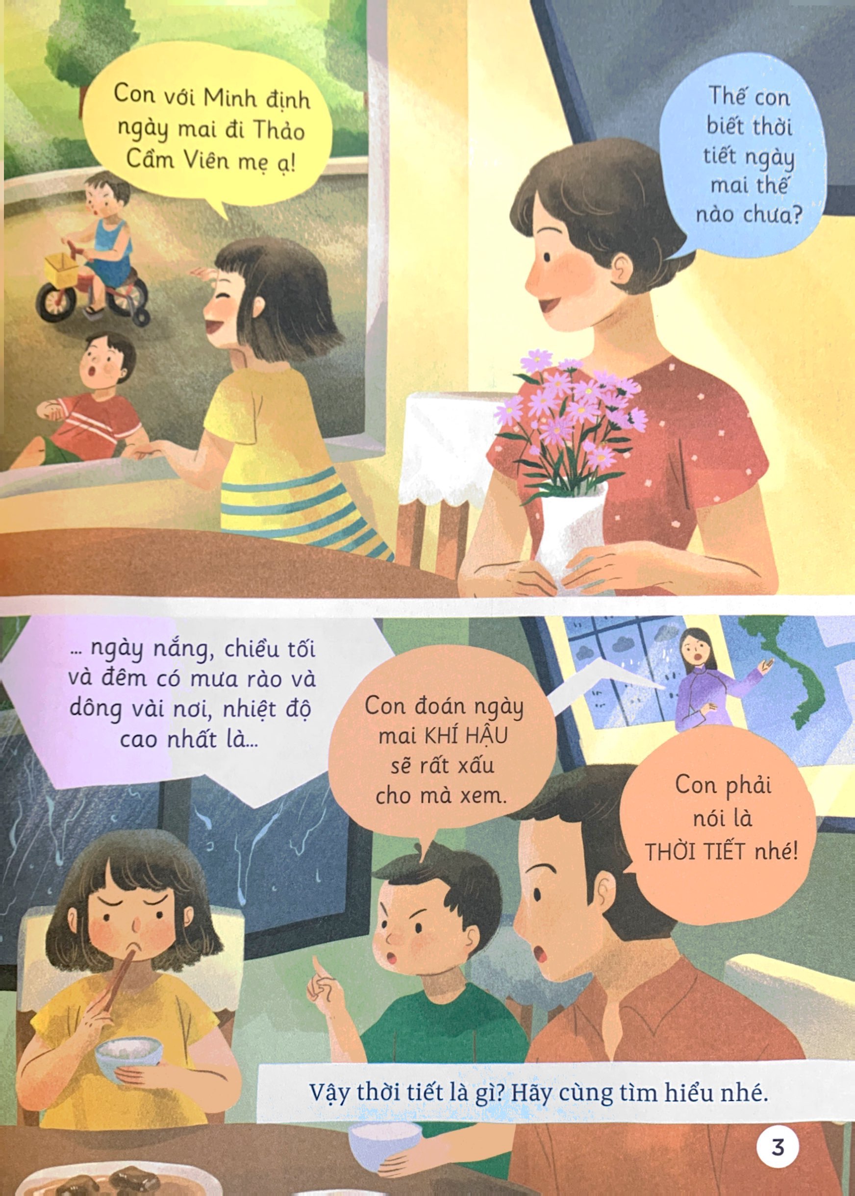 hành trình khám phá - thời tiết