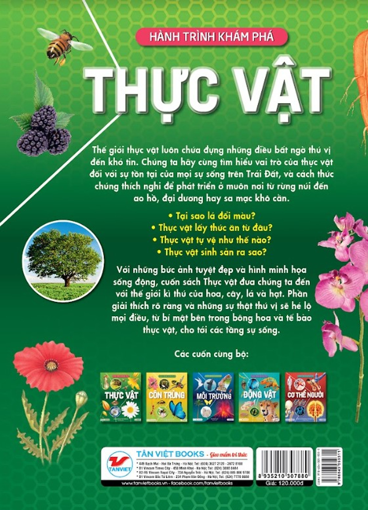 hành trình khám phá - thực vật - bìa cứng