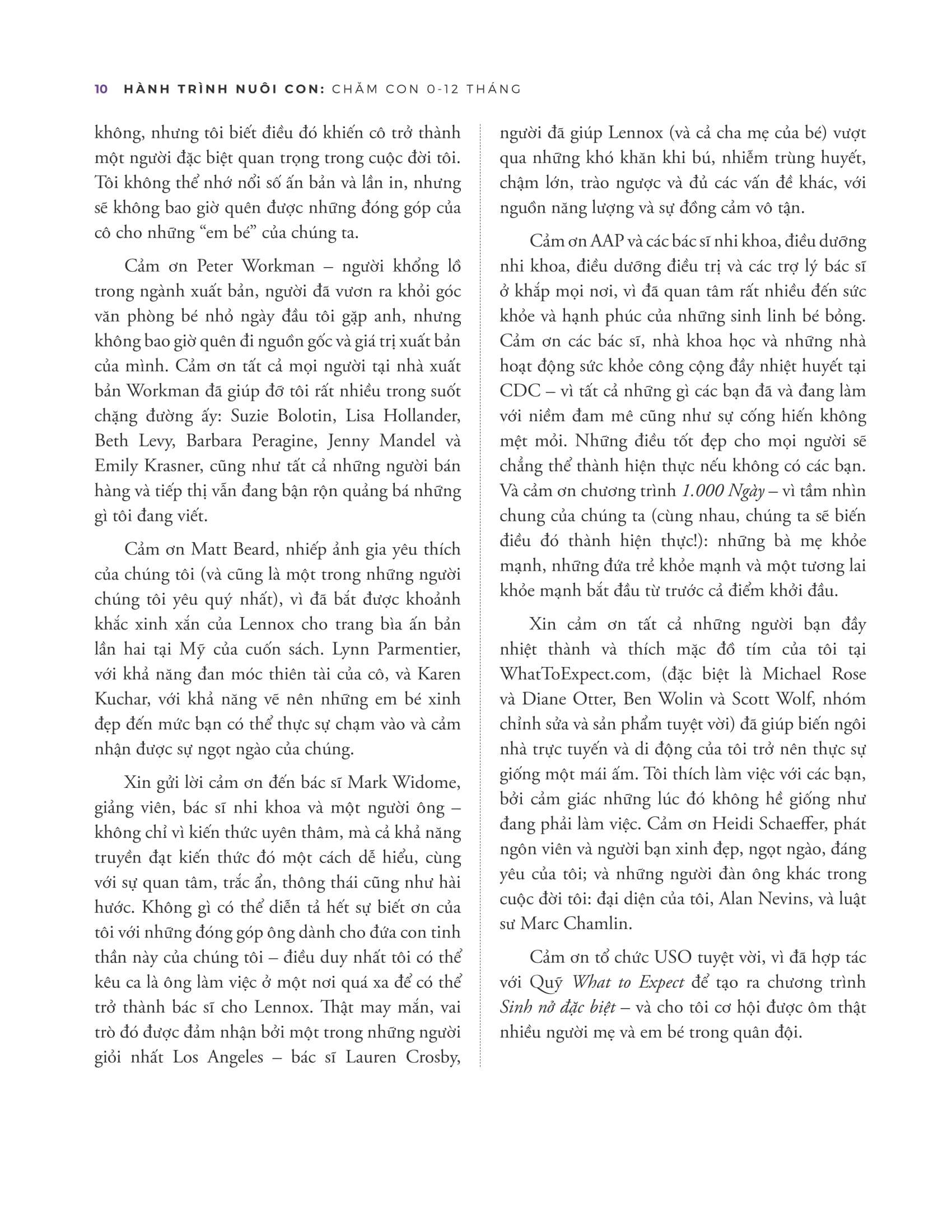 hành trình nuôi con - chăm con 0-12 tháng - what to expect - the first year - bìa cứng