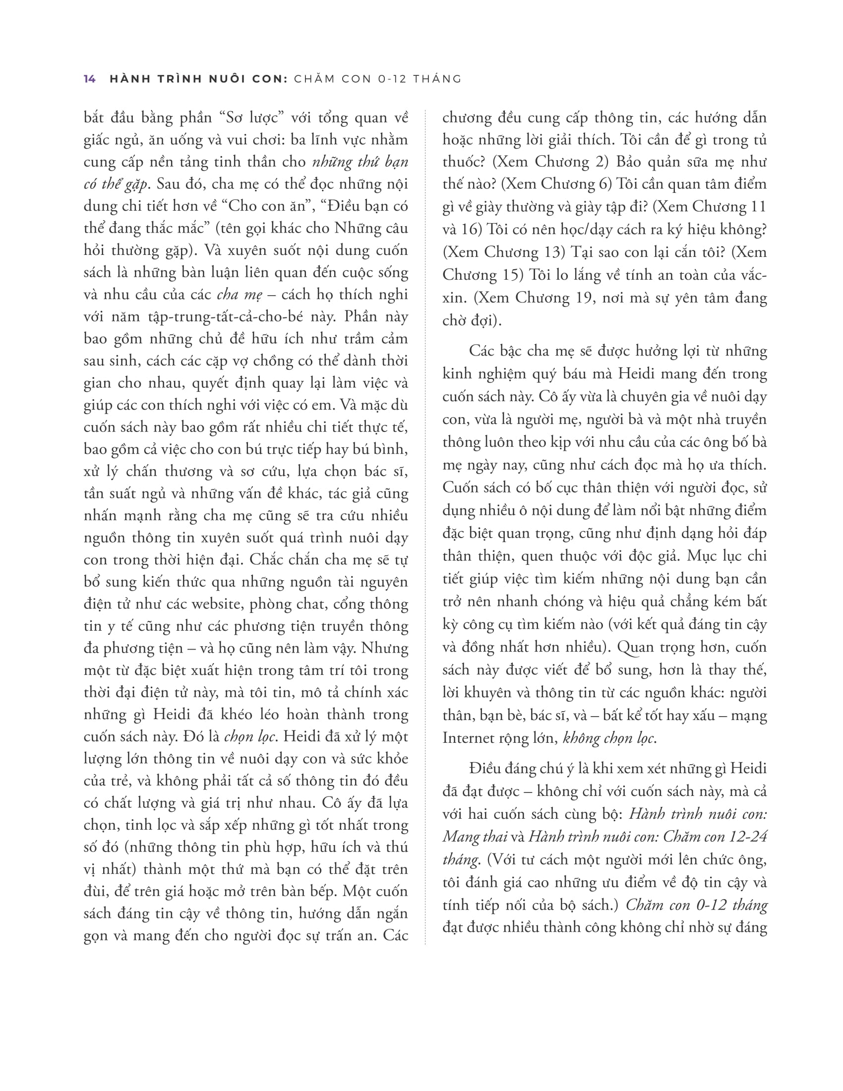 hành trình nuôi con - chăm con 0-12 tháng - what to expect - the first year - bìa cứng