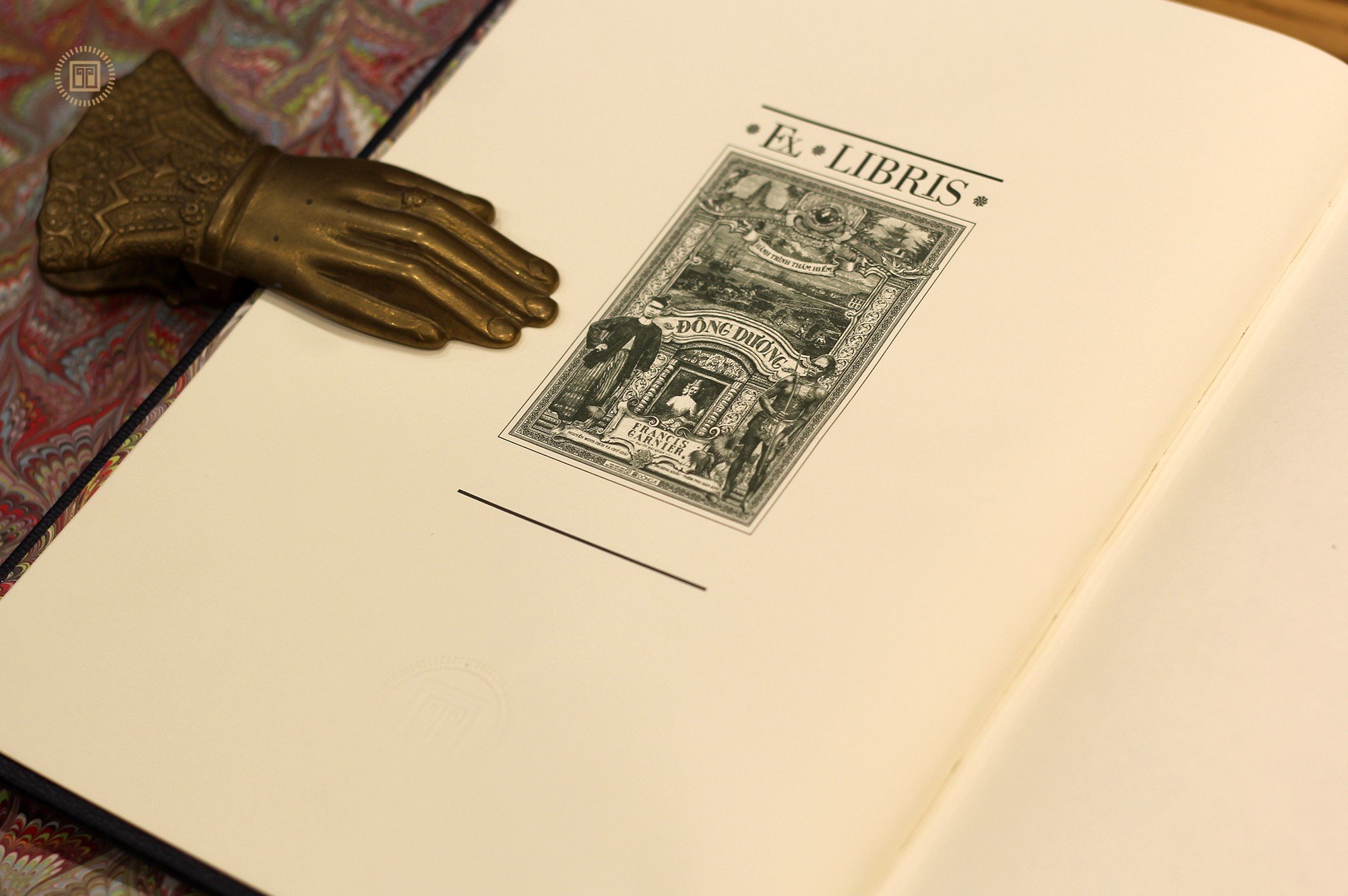 hành trình thám hiểm đông dương - ấn bản giới hạn - bìa da - màu xanh