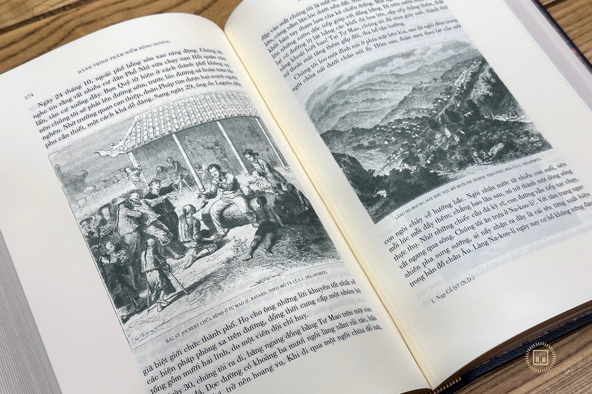 hành trình thám hiểm đông dương - ấn bản giới hạn - bìa da - màu xanh