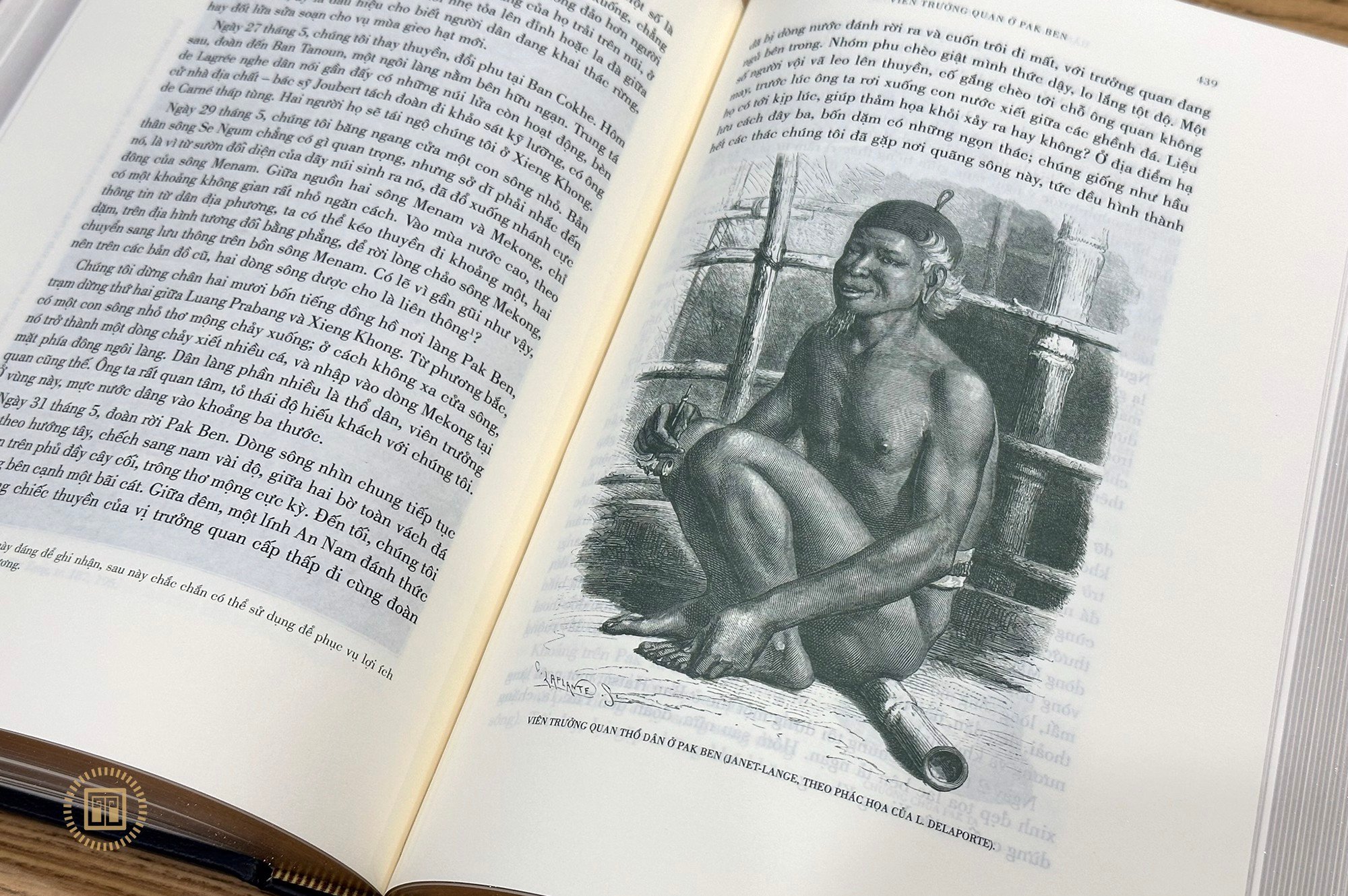 hành trình thám hiểm đông dương - ấn bản giới hạn - bìa da - màu xanh