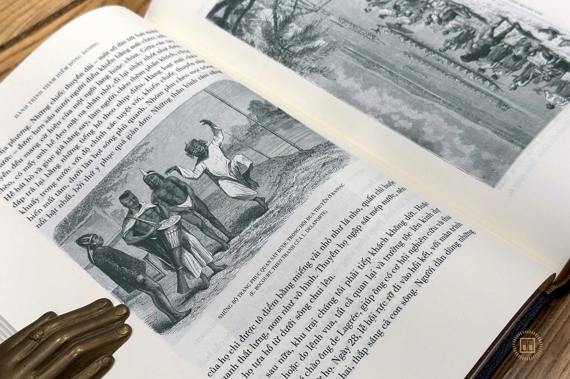 hành trình thám hiểm đông dương - ấn bản giới hạn - bìa da - màu xanh