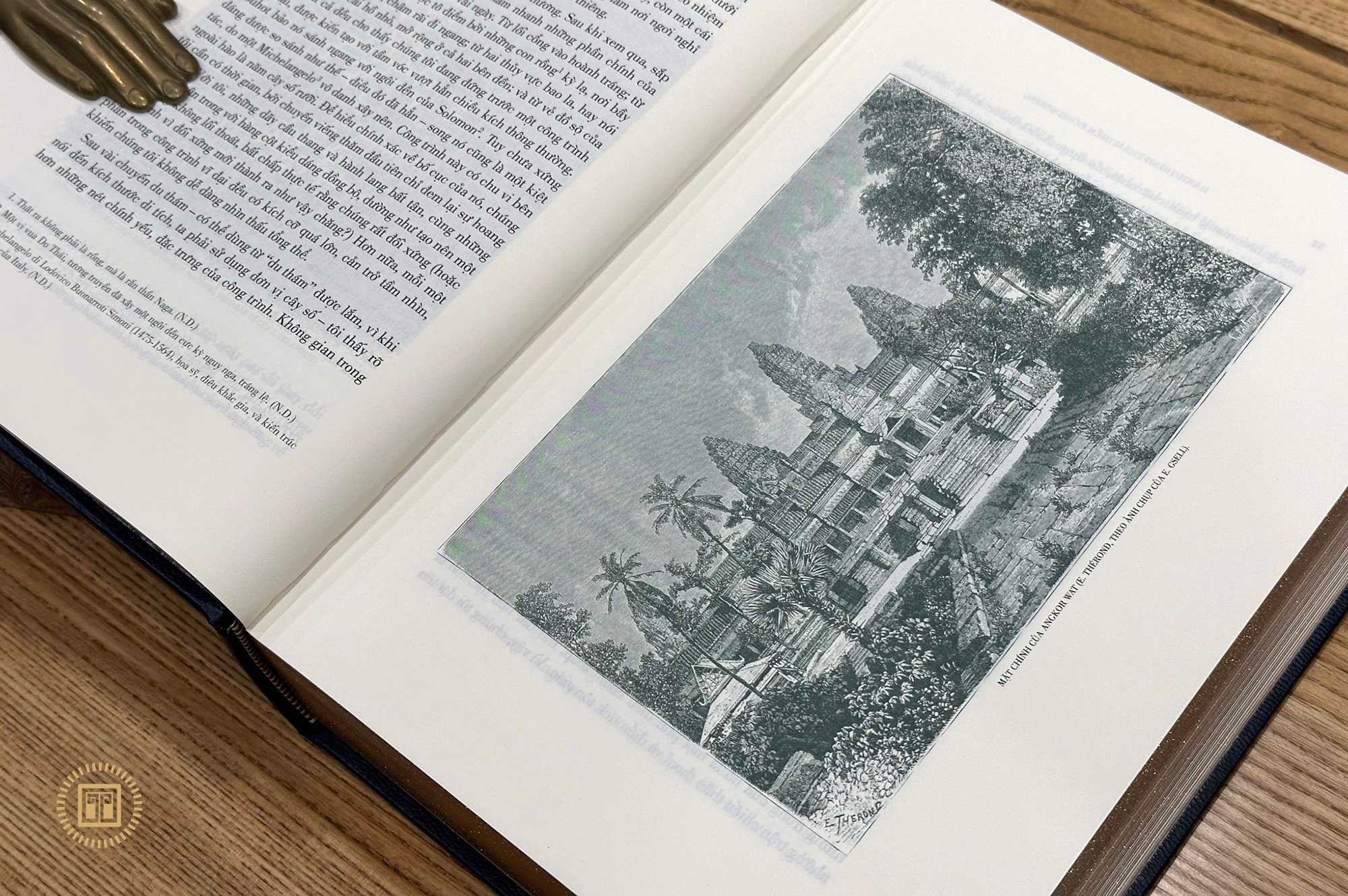 hành trình thám hiểm đông dương - ấn bản giới hạn - bìa da - màu xanh